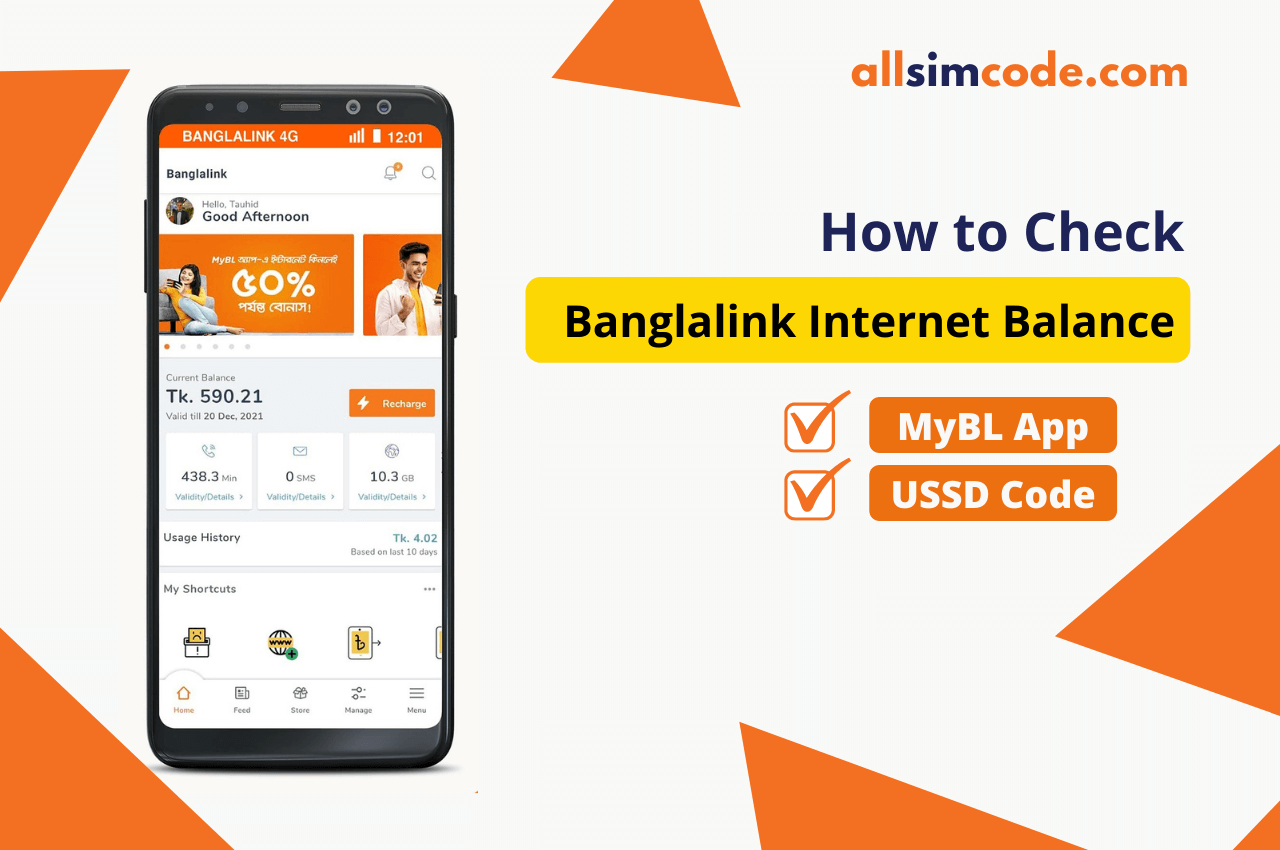 Banglalink Internet Balance Check Code | How to Check Banglalink Internet Balance?