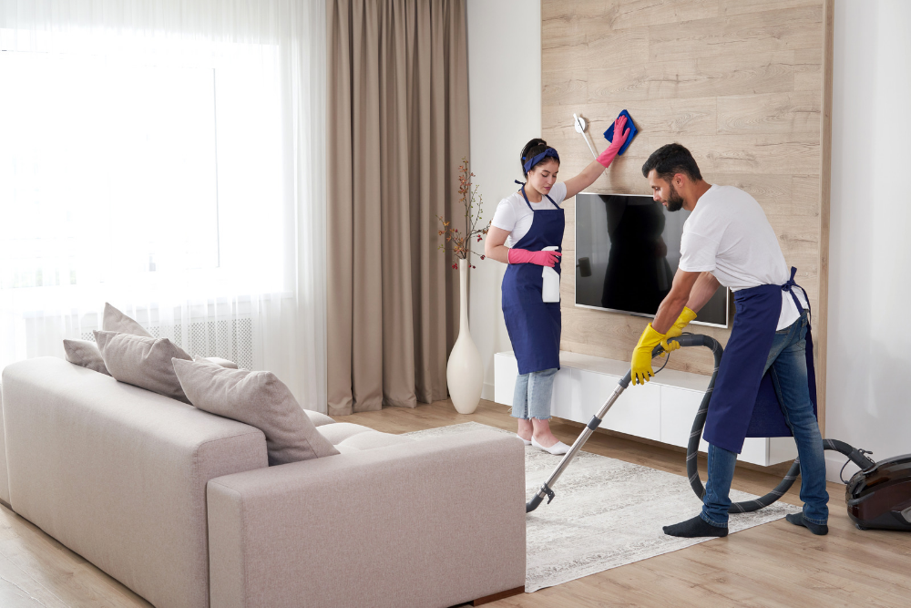 Home With Professionizzle Cleanin Services